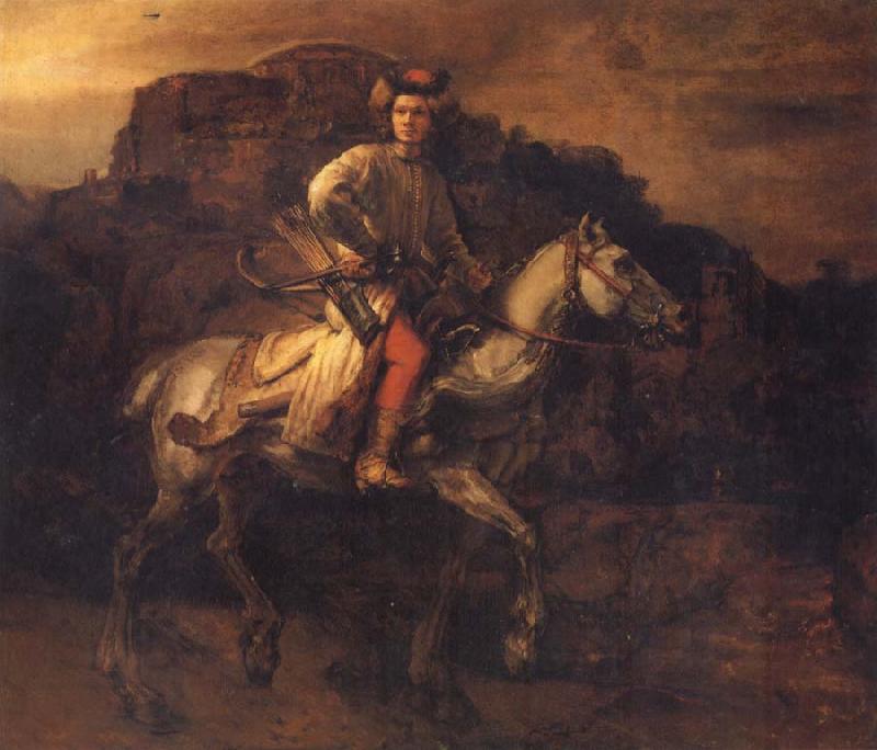 REMBRANDT Harmenszoon van Rijn The So called Polish Rider oil painting image